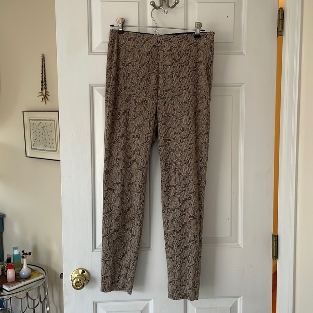 Tight snake skin pants